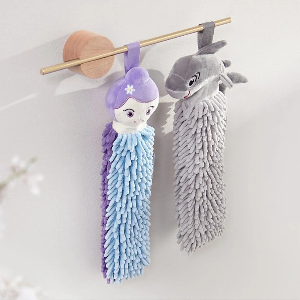 NWOT Norwex Pet to Dry Hand Towels in Mermaid x TWO!